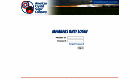What Members.crystalsugar.com website looked like in 2020 (3 years ago)
