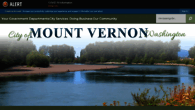 What Mountvernonwa.gov website looked like in 2020 (3 years ago)