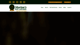 What Mortonspestcontrol.com website looked like in 2020 (3 years ago)