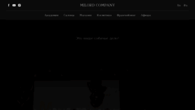 What Milordcompany.com website looked like in 2020 (3 years ago)