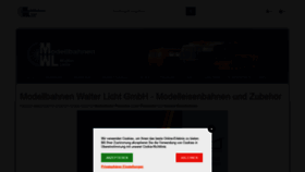 What Modellbahnen-licht.de website looked like in 2020 (3 years ago)