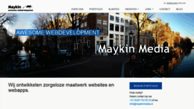What Maykinmedia.nl website looked like in 2020 (3 years ago)