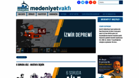 What Medeniyetvakfi.org website looked like in 2020 (3 years ago)