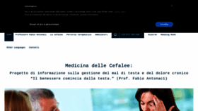 What Medicinadellecefalee.it website looked like in 2020 (4 years ago)