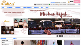 What Michan.co.id website looked like in 2020 (3 years ago)