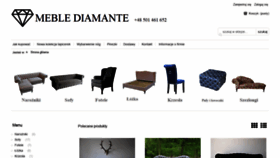 What Meblediamante.pl website looked like in 2020 (3 years ago)