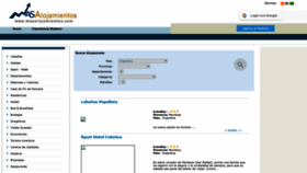 What Masalojamientos.com website looked like in 2020 (3 years ago)