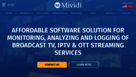 What Mividi.com website looked like in 2020 (3 years ago)