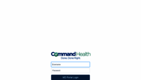 What Md.commandhealth.com website looked like in 2020 (3 years ago)
