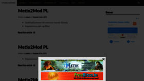 What Metin2mod.tk website looked like in 2020 (3 years ago)
