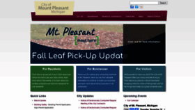 What Mt-pleasant.org website looked like in 2020 (3 years ago)