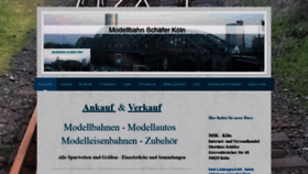 What Modellbahn-schaefer-koeln.com website looked like in 2020 (3 years ago)