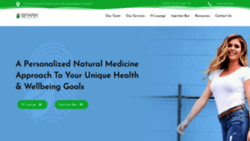 What Mysparkhealth.com website looked like in 2020 (3 years ago)