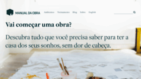 What Manualdaobra.com.br website looked like in 2020 (3 years ago)