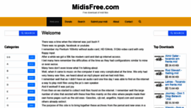 What Midisfree.com website looked like in 2020 (3 years ago)