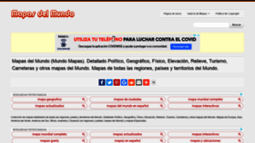 What Mapas-del-mundo.net website looked like in 2020 (3 years ago)