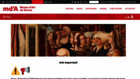 What Museuart.com website looked like in 2020 (3 years ago)