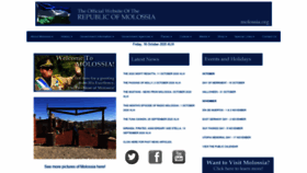 What Molossia.org website looked like in 2020 (3 years ago)