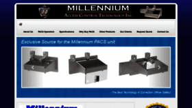 What Millenniumpacs.com website looked like in 2020 (3 years ago)