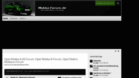 What Mokka-forum.de website looked like in 2020 (3 years ago)