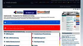 What Medconweb.de website looked like in 2020 (3 years ago)