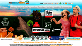 What Mycancuntours.com.mx website looked like in 2020 (3 years ago)