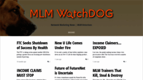 What Mlmwatchdog.com website looked like in 2020 (3 years ago)