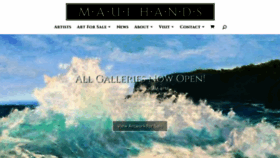 What Mauihands.com website looked like in 2020 (3 years ago)