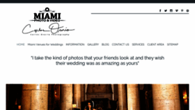 What Miamiphoto.net website looked like in 2020 (3 years ago)