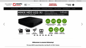 What Minix-shop.eu website looked like in 2020 (3 years ago)