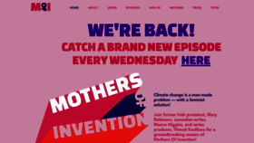 What Mothersofinvention.online website looked like in 2020 (4 years ago)