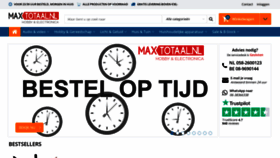 What Maxtotaal.nl website looked like in 2020 (3 years ago)