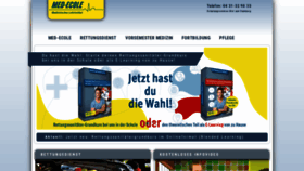 What Med-ecole.de website looked like in 2020 (3 years ago)