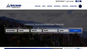 What Martinezasociados.com.co website looked like in 2020 (3 years ago)