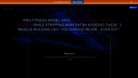 What Maximizeyourmuscle.com website looked like in 2020 (3 years ago)