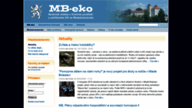 What Mb-eko.cz website looked like in 2020 (3 years ago)