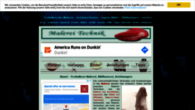 What Malerei-technik.de website looked like in 2020 (3 years ago)