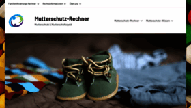 What Mutterschutz-rechner.de website looked like in 2020 (3 years ago)