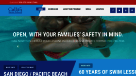 What Murraycallanswimschools.com website looked like in 2020 (5 years ago)