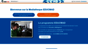 What Mediatheque.accesmad.org website looked like in 2020 (3 years ago)