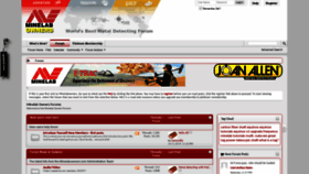 What Minelabowners.com website looked like in 2020 (3 years ago)