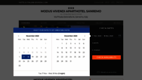 What Modus-vivendi-hotel.sanremo.hotels-italian-riviera.com website looked like in 2020 (3 years ago)