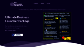 What Mybusinesslauncher.in website looked like in 2020 (3 years ago)