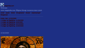 What Magsimba.com website looked like in 2020 (3 years ago)