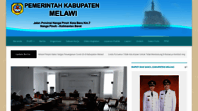 What Melawikab.go.id website looked like in 2020 (3 years ago)