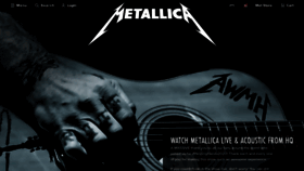 What Missionmetallica.com website looked like in 2020 (3 years ago)