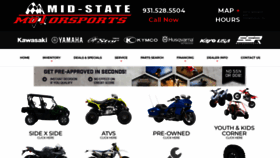 What Midstatemotorsports.net website looked like in 2020 (3 years ago)