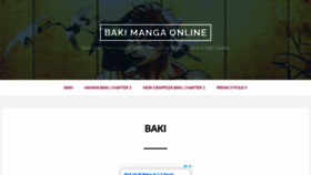 What Manga-baki.com website looked like in 2020 (3 years ago)