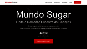 What Mundosugar.com.br website looked like in 2020 (3 years ago)