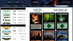What Mtgpics.com website looked like in 2020 (3 years ago)